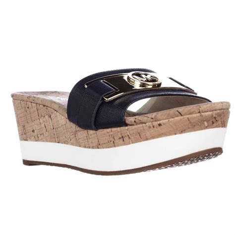 michael kors platform sliders|Michael Kors slippers on sale.